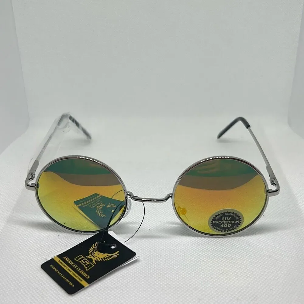 Hippie Retro Mirrored Sunglasses